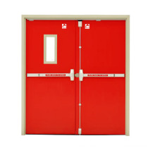 EN BS List 1 2 3 hours fire rated fireproof hotel fire steel resisting fire rated door with glass